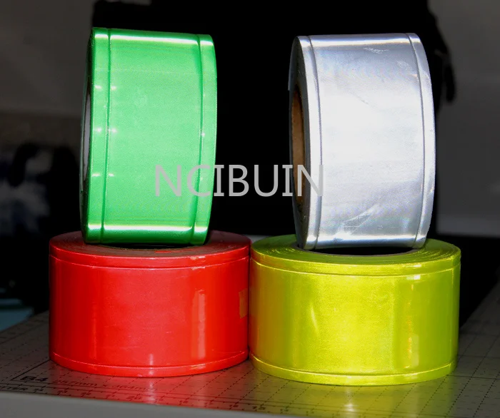 1 метр Защитная красная светоотражающая лента ПВХ Предупреждение ющая ПРИШИТАЯ