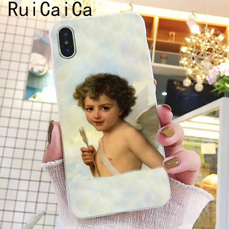 Ruicaica Renaissance angels Новинка Fundas Мягкий силиконовый чехол для телефона iPhone 8 7 6 6S Plus X XS