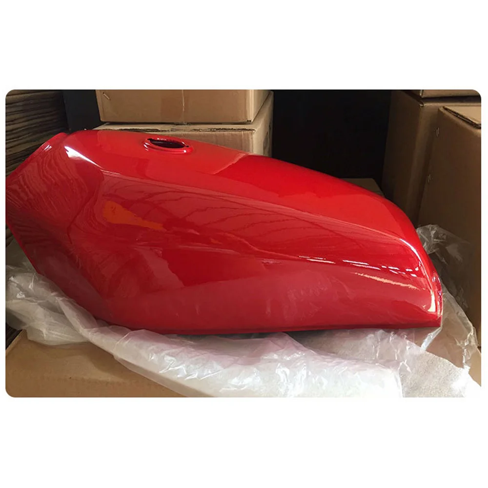 Мотоцикл Кафе Racer Tank Винтаж 9L 2,4 галлонов топливного газа может 2.4Gal Ретро бензин майки для HONDA CG 250 125 Универсальный