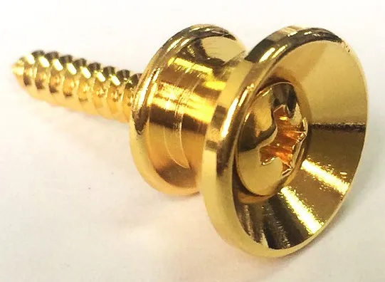 Gotoh x QCYQ ремень кнопки для гитары/бас с 5 цветов доступны 1/пара - Цвет: Gold