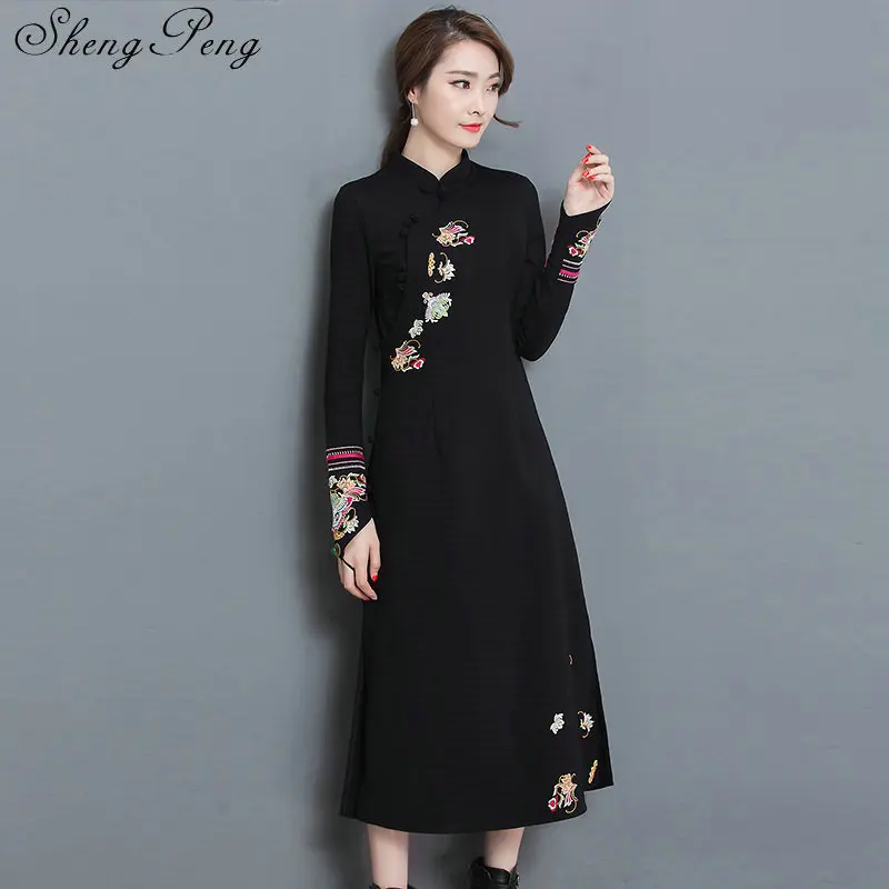 Китайское традиционное платье cheongsam китайский Восточный стиль платья современное платье Ципао традиционная китайская одежда CC008