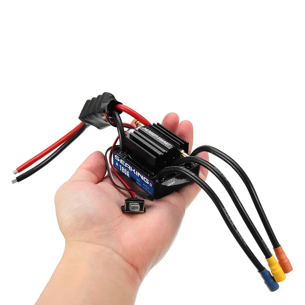 Hobbywing seaking V3 180A бесщеточный Водонепроницаемый регулятор скорости ESC 6 в/5A BEC для Rc лодки запасные части Аксессуары