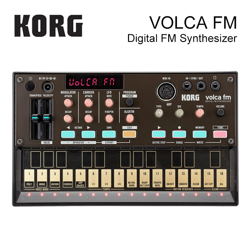 Korg Volca FM цифровой синтезатор полифонический синтезатор|synthesizer|synthesizer korg |