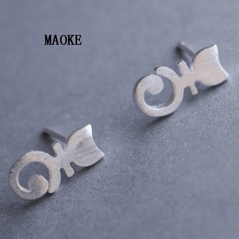 

Promotions 925 Sterling SV Stud Earrings Brushed Cute Animals Cat Korean Earrings Fashion Jewelry for Women's Fashion Gifts