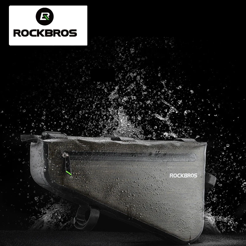 ROCKBROS велосипедная сумка непромокаемая большая емкость MTB Дорожная треугольная