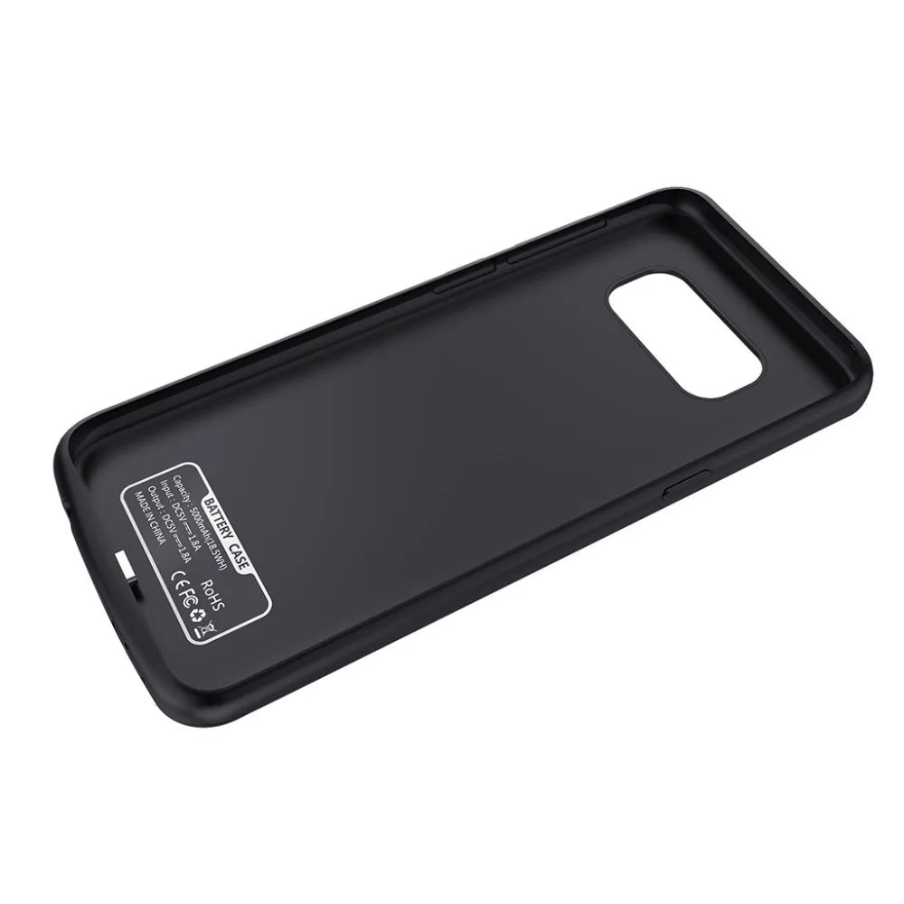 5000 мАч Расширенный чехол для зарядки телефона для samsung Galaxy S8 5,8 дюймов перезаряжаемый аккумулятор внешний защитный