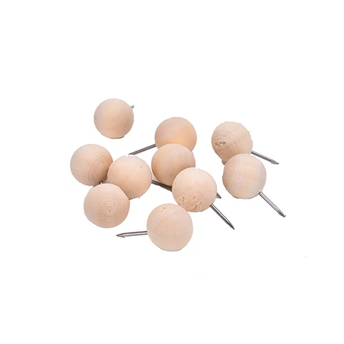 10 фото/упаковка японский круглый деревянный большой палец Tack декоративный