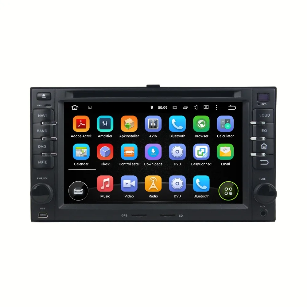 Автомобильный DVD на основе Android BT GPS WIFI автомобильный ПК/мультимедиа