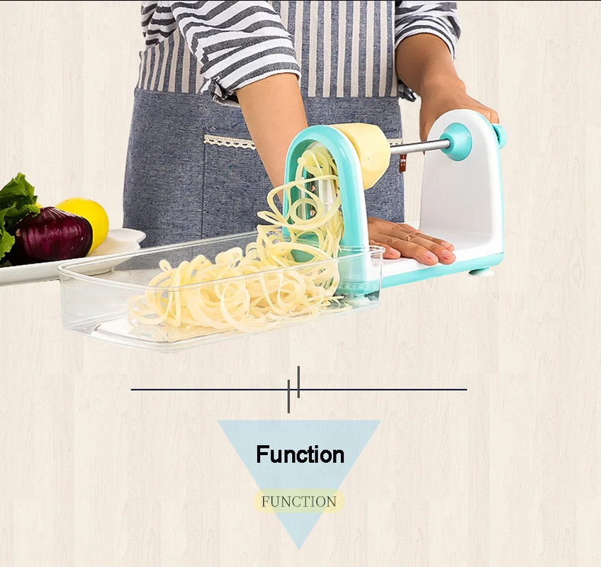 Ручная овощерезка многофункциональная мандолина спиральная картофельный лук