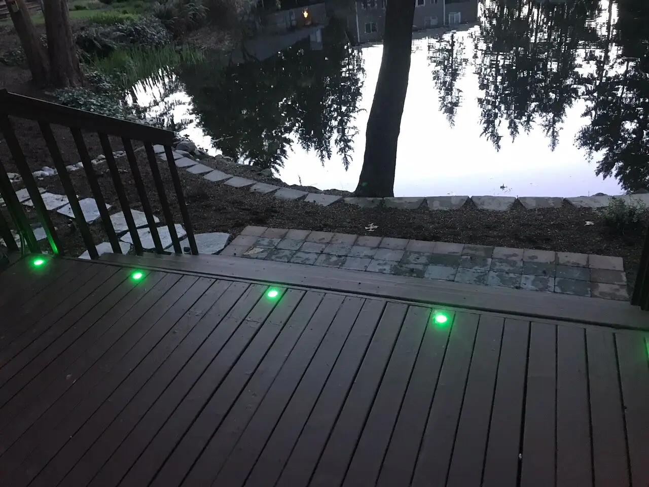10 шт./лот Смарт WI-FI 47 мм 12 V RGB Водонепроницаемый двор терраса светодиодный палуба, тетива лестницы софит шаг огни для телефонов APP Alexa Google Home
