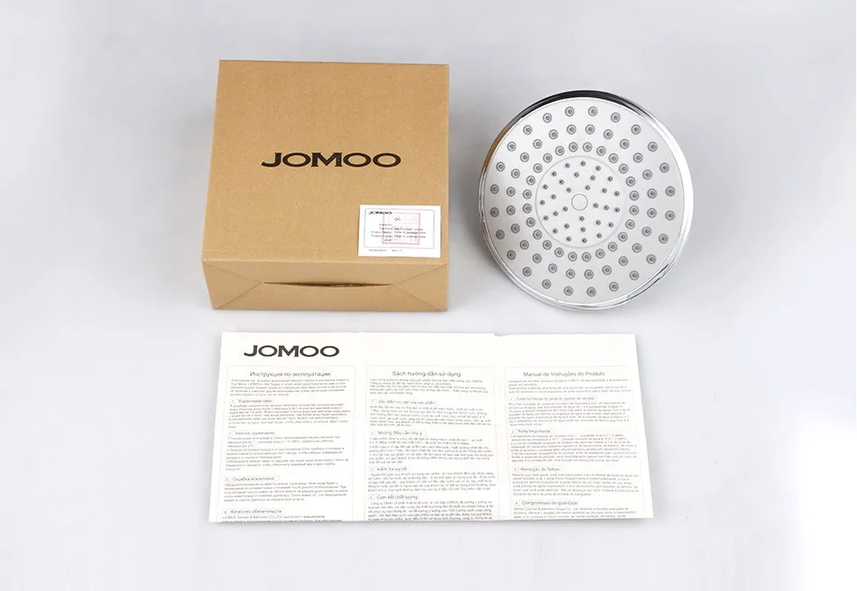 JOMOO лейка для душа экономия воды дешевая лейка АБС пластик трапический душ 1-режирмый верхний душ вращающаяся насадка на душ с хромом покрытием высокого качество