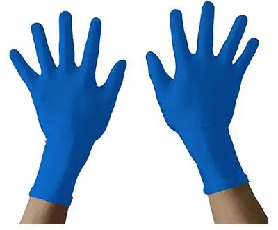 Синие короткие перчатки унисекс Spadex Zentai костюм на Хэллоуин вечерние аксессуары