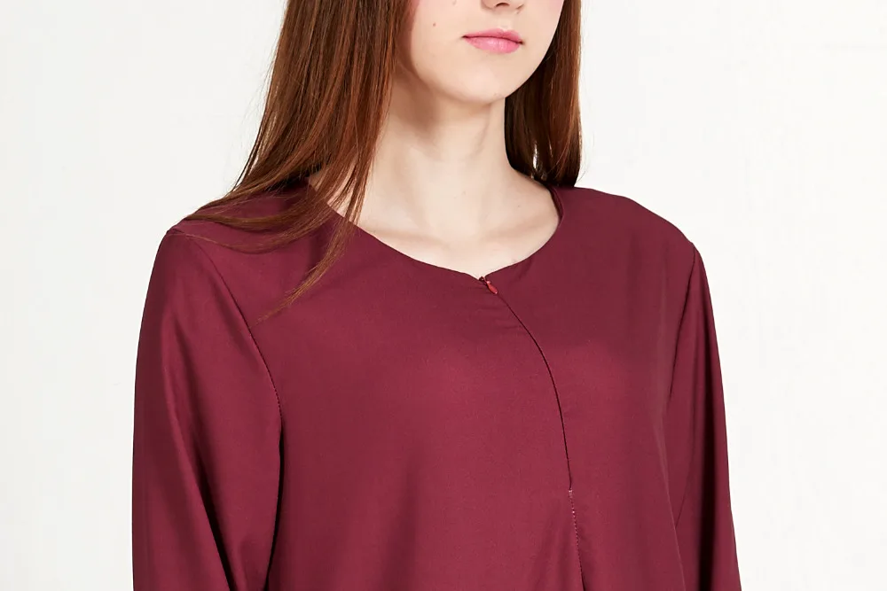 Мусульманская женская длинная рубашка свободная печать Дубай Турецкая одежда