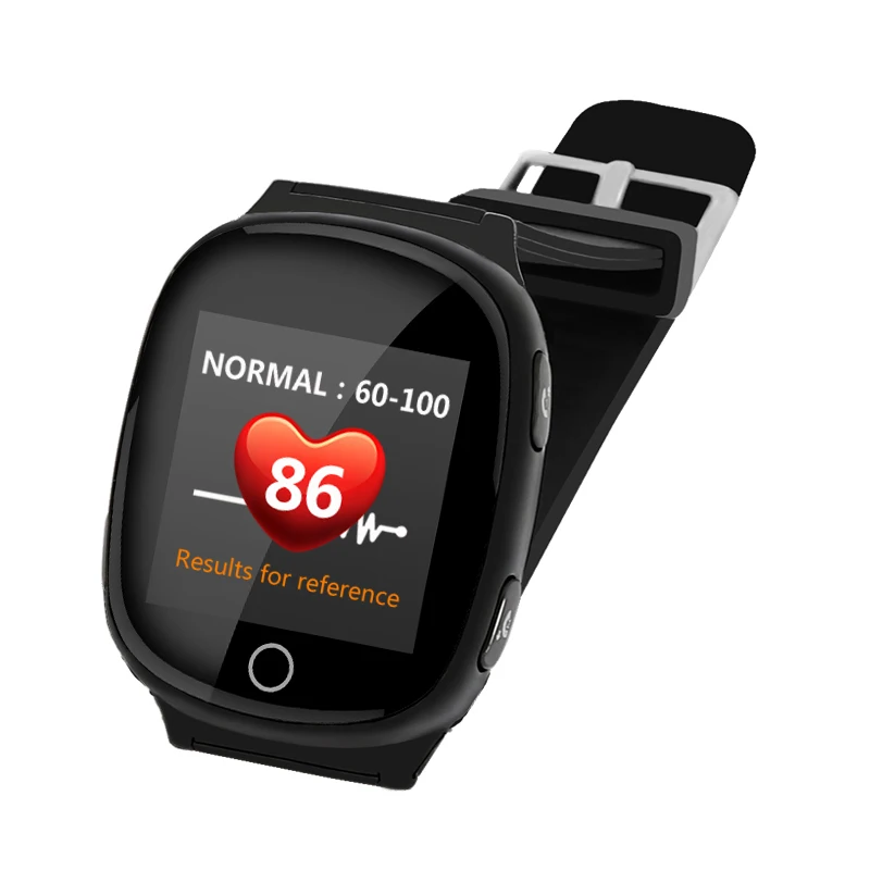 D100 Smart Watch GPS+LBS+WIFI Positioning Anti-lost Heart Rate Sports Tracker Fall Alarm SOS Wristwatch for Old People Elder | Электроника