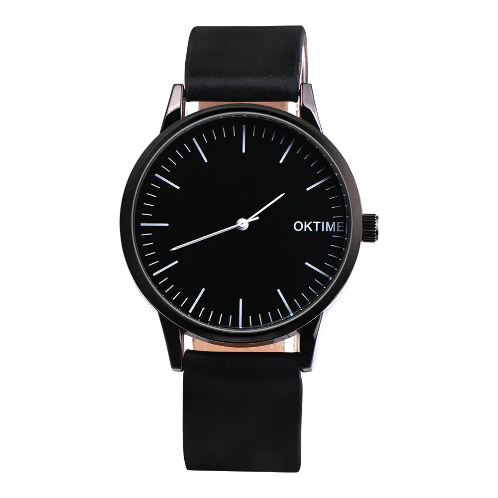 Новинка 2018 наручные часы OKTIME Модный женский браслет для вечеринки кожаный