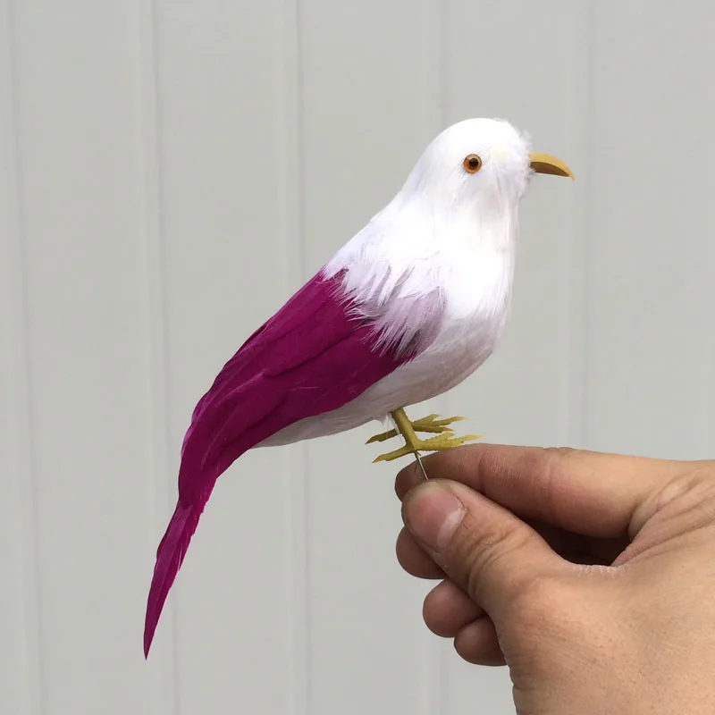 

cute simulation small sparrow toy polyethylene & furs bird model gift about 16cm 1375
