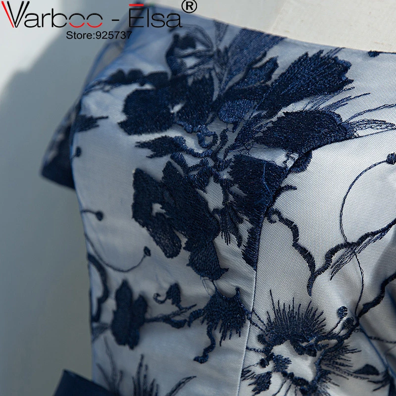 Vestidos de graduacion 2018 Тюлевое платье для выпускного вечера с вырезом лодочкой и