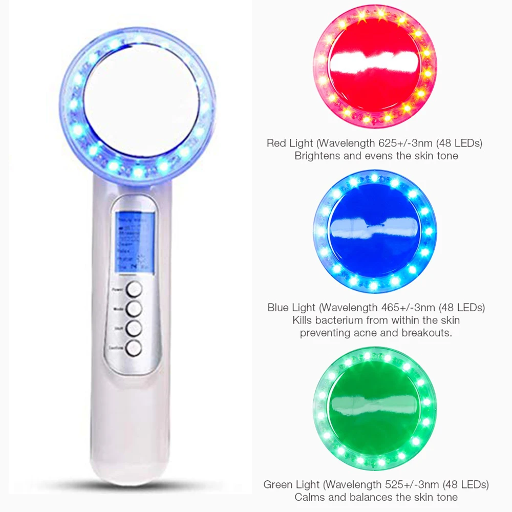 Массажер для лица 7 в 1 Ультра обновленная система лепки светильник тела