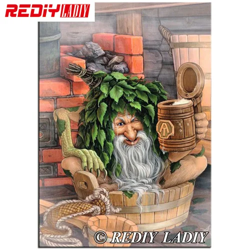 RF78921 Rediy ladiy полностью квадратные Кристальные картины Стразы Алмазная вышивка Волшебная ведьма Алмазная мозаика для рукоделия картины - Цвет: RF78921