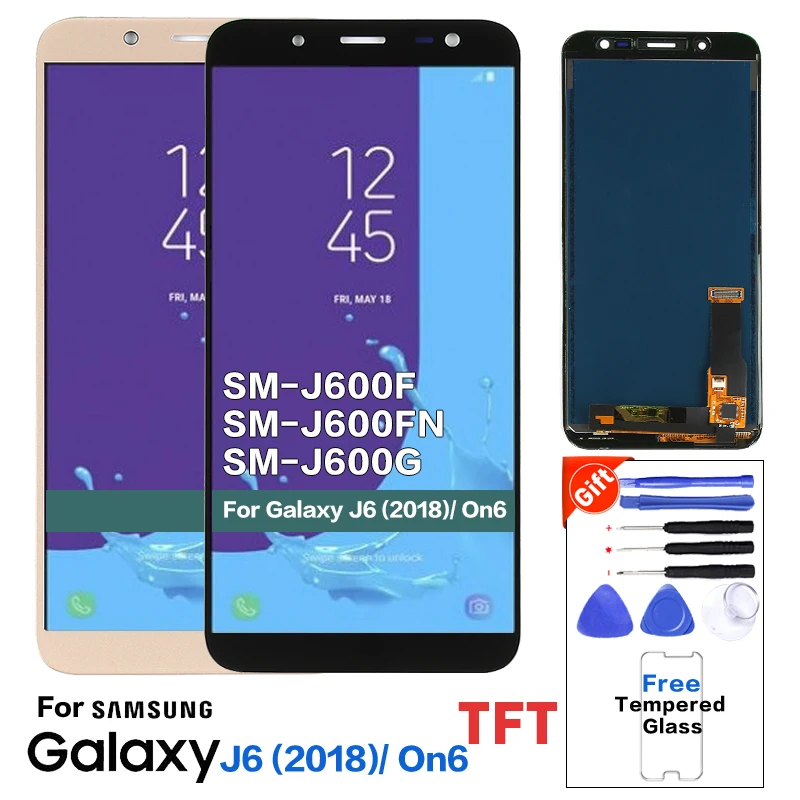 Для samsung Galaxy J6 2018 lcd J600 J600F J600F/DS J600G/DS дисплей с сенсорным экраном дигитайзер для On6