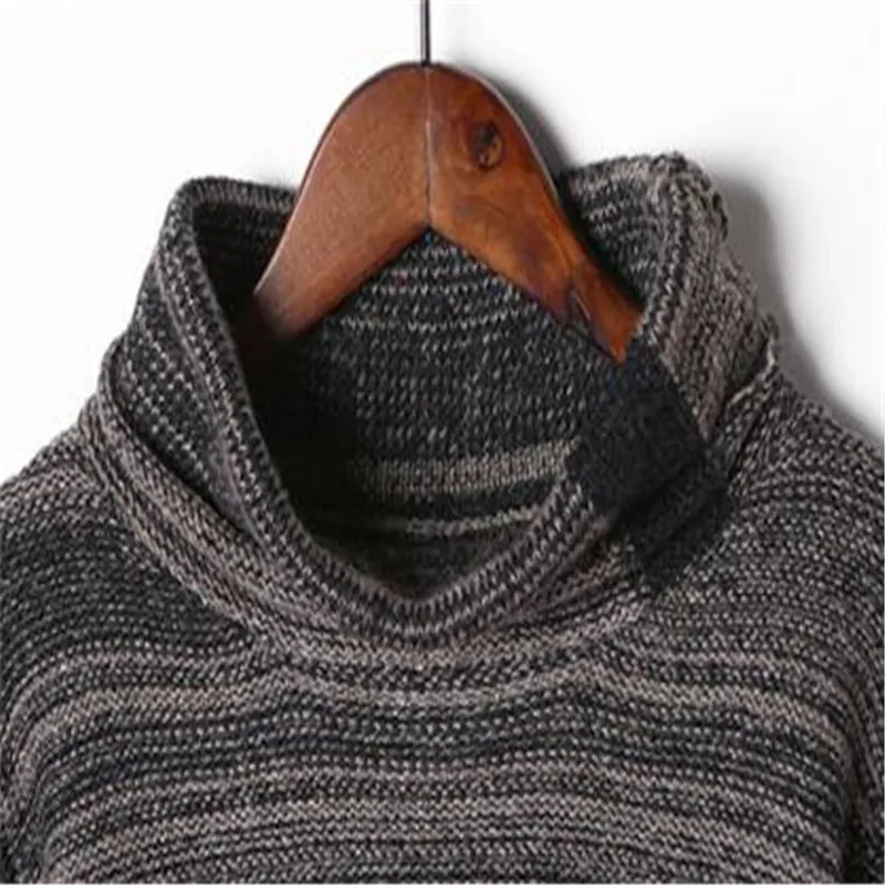 2018 осенний Женский пуловер ребристый свитер новый с высоким воротником и