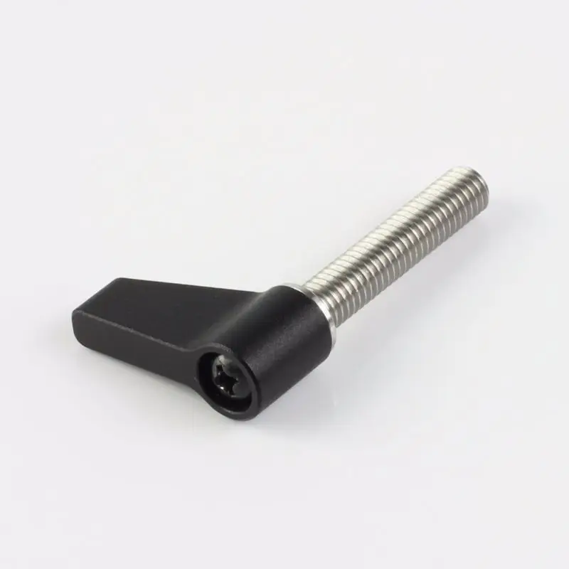 

M6 30mm Wingnut Thumb Ratchet Screw fr Film Camera Dolly DSLR Rig Cage Gimbal 15mm Rod System BMCC BMPC Tripod Slider Stabilizer