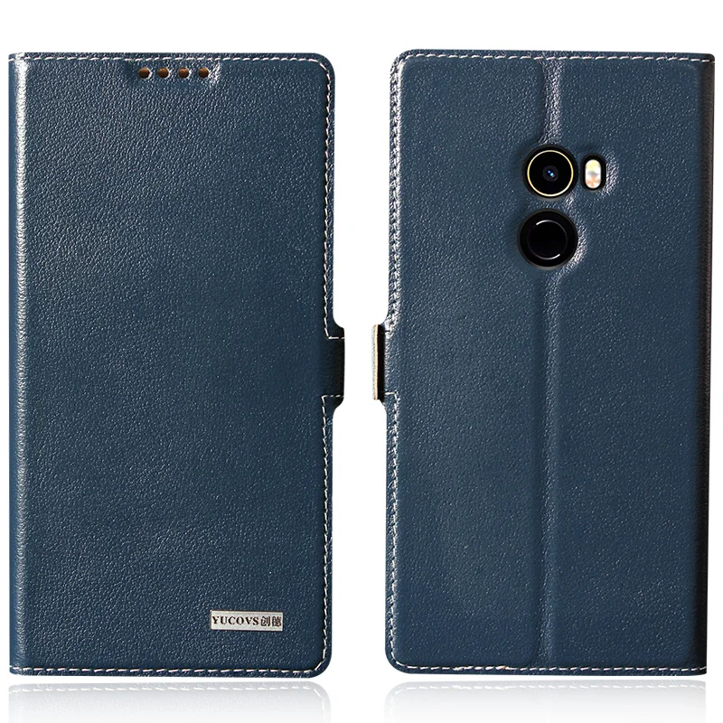 Чехол из натуральной кожи для Xiaomi mi Mix 2 mi x2 mi x2 M mi x2 чехол с магнитной застежкой для телефона+ бесплатные подарки