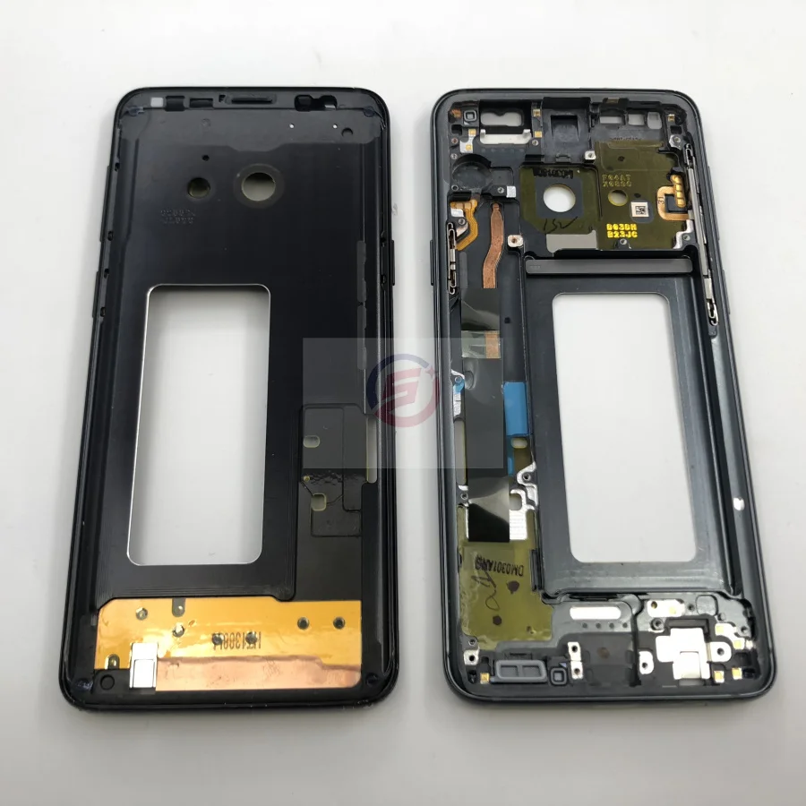 Для samsung Galaxy S9 G960F S9+ S9 Plus G965F корпус средней рамы с ободком передняя рамка Шасси с боковыми кнопками запасные части