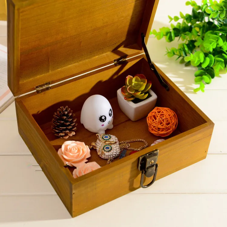 Деревянный ящик Zakka Винтажный Классический контроллер в ретро стиле коробка для