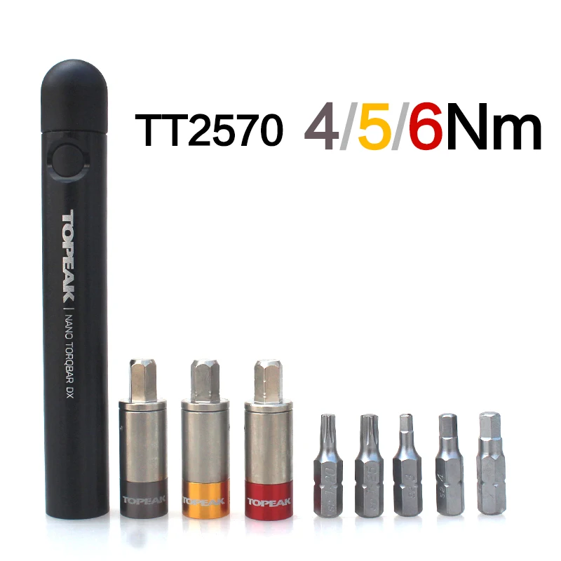 TOPEAK инструмент для ремонта T20/T25 велосипед Torsion гаечный ключ 456Nm мини Комбинации инструмент горный велосипед шоссе техобслуживание TT2570 - Цвет: TT2570