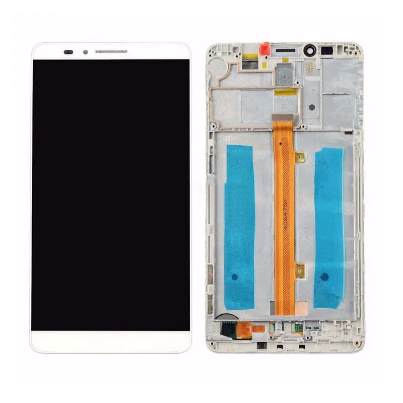 100% Tested 6.0 For Huawei Mate 7 Mate7 MT7 MT7-TL10 MT7-TL00 MT7-L09 LCD Display + Touch Screen Digitizer Assembly With Frame | Мобильные