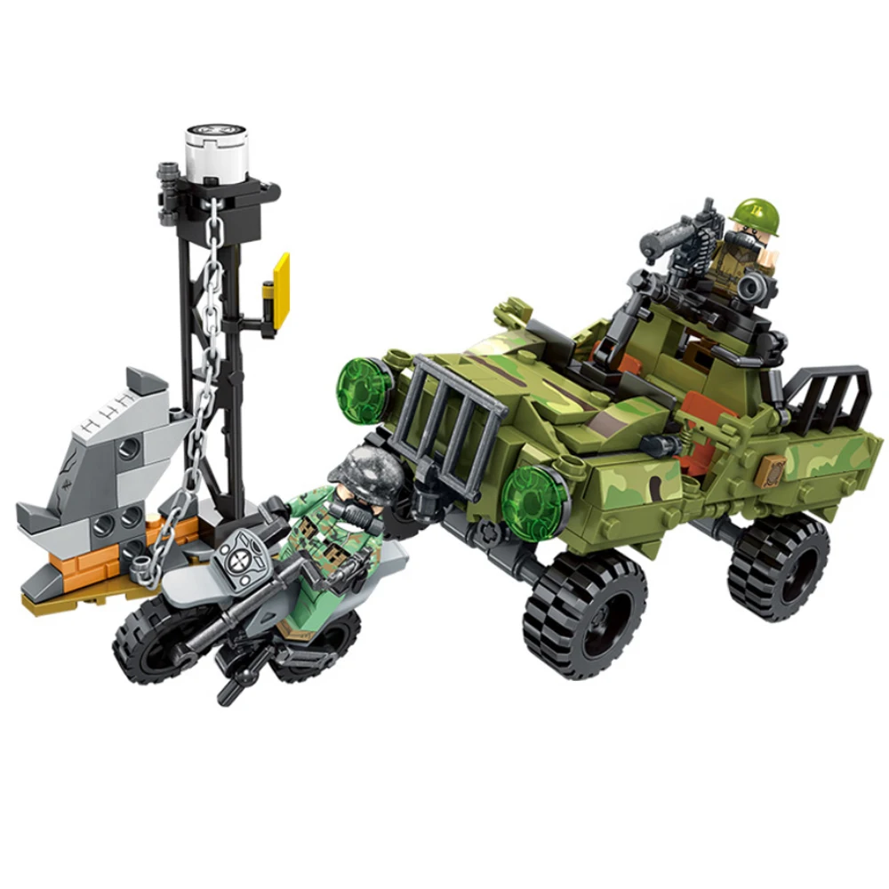 Military Building Block Toys Justice Action Series Children's Early Learning Brick | Игрушки и хобби