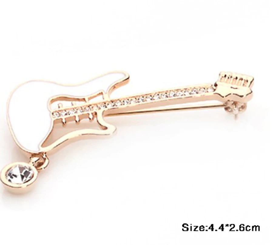 Гитара/брошь с музыкальной тематикой/новинка 2016 дизайнерская брендовая Модная