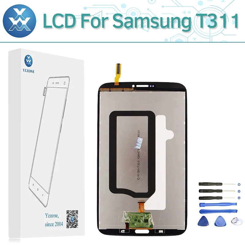 Super Amoled ЖК-дисплей Сенсорный экран для samsung Galaxy Tab 3 T310 T311 T315 Tablet Дисплей Экран s