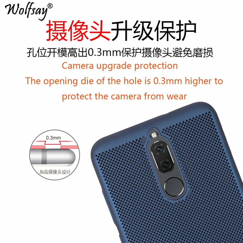 Wolfsay Матовый Жесткий чехол для huawei Maimang 6 ультра-тонкий 360 Полный Proective PC