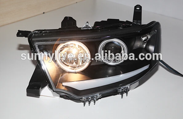 Mitsubishi Pajero Sport Montero Nativa Dakar Challenger светодио дный Ангел глаза фара фары 2013-2009 год SN |