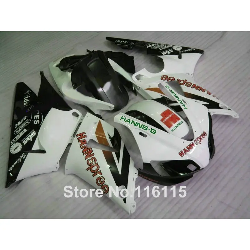 

MOTOMARTS Full injection high quality plastic fairings set for YAMAHA R1 1998 1999 model black white YZF R1 98 99 fairing kit 24