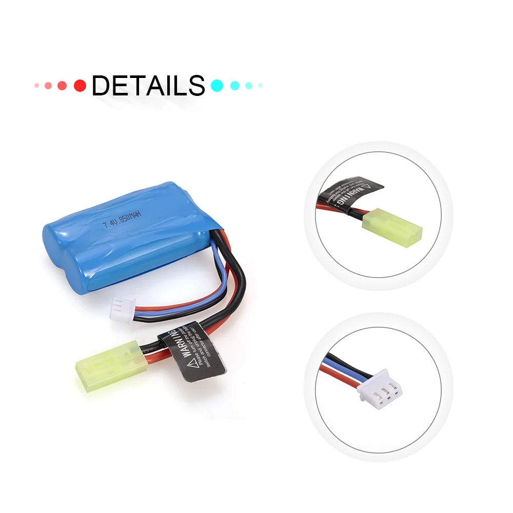 7 4 V 850mAh литий ионный аккумулятор для PXtoys 9302 1/18 4WD внедорожный RC автомобиль|Детали