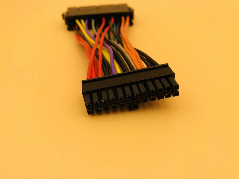 ATX PSU Стандартный 14 см 24Pin внутренний адаптер питания Мама в Мини 24P папа кабель