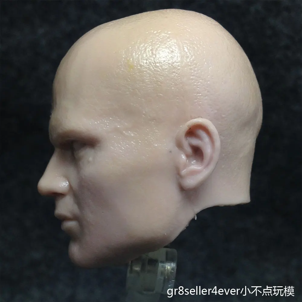 Масштаб 1/6 изготовленный на заказ бесцветная голова Hitman Agent 47 подходит для фигуры