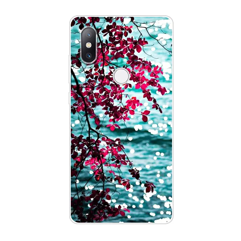 Phone Cases For Xiaomi MI 5 5C 5X 6X Soft Silicone TPU Cat Painted Back Cover 8 A1 A2 LITE SE Case |