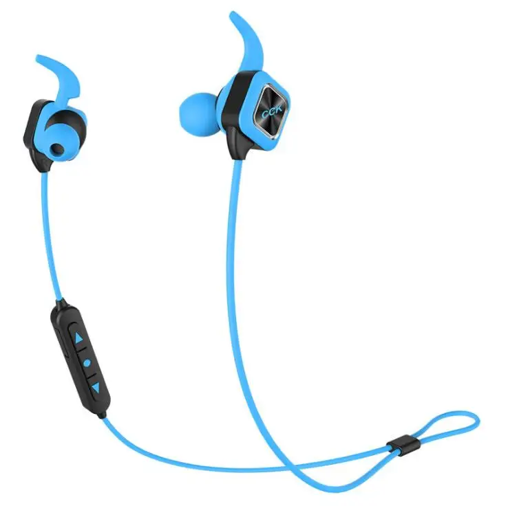 Спортивная Bluetooth гарнитура KS Plus беспроводные наушники вкладыши с микрофоном и