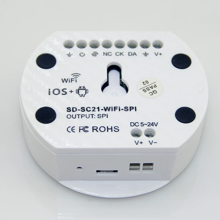 2017 WiFi -DMX светодиодный RGB контроллер выход 512 каналов данных работает с декодерами