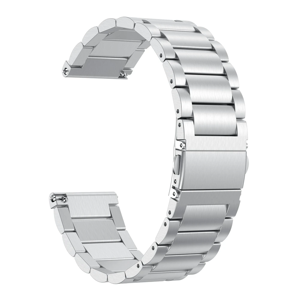 Silver Hangrui ремешок для часов из нержавеющей стали для Fitbit Versa Замена ремешка Металлический Браслет для Fitbit Versa Lite браслеты - Цвет: Silver