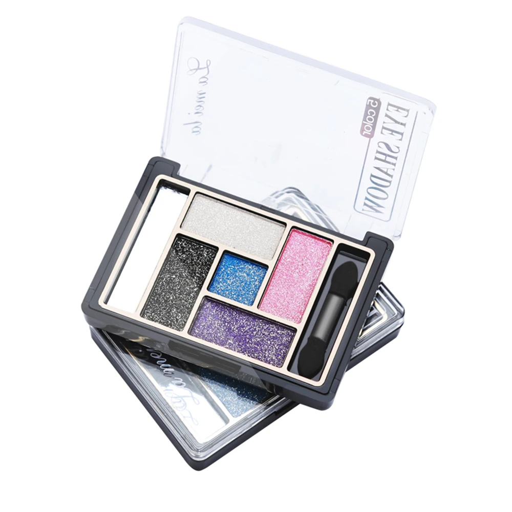 Косметический набор 5 цветов/набор для макияжа Тени век Палитры Glamorous Shimmer Цвета