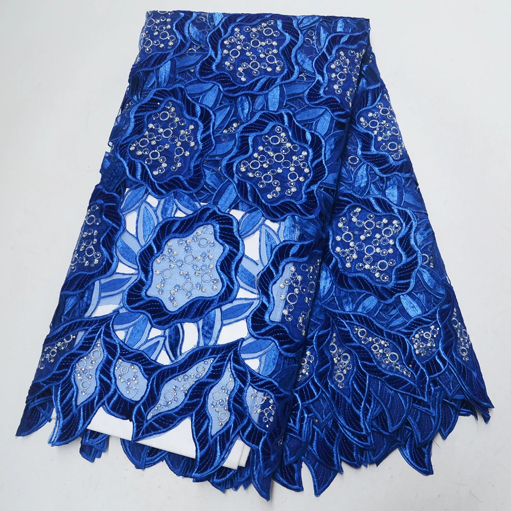 Французский органза нигерийские кружева ткань 2019 вышитые Камни Тюль бархат