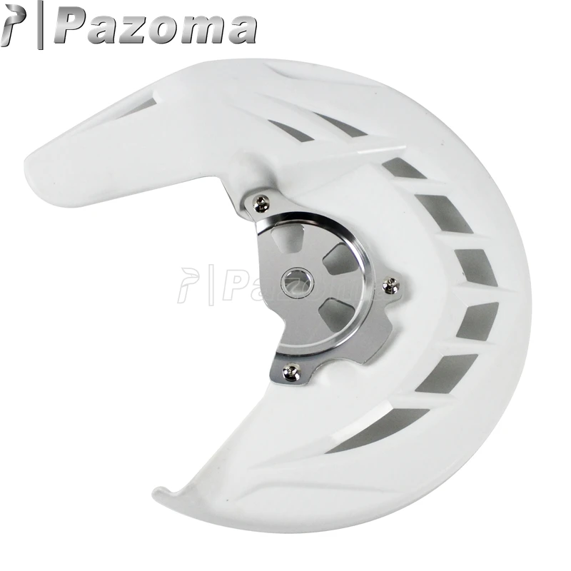 Pazoma Motorcycle White Front Brake Disc Guard Protection Cover for Kawasaki 10-16 KLX125 09-13 KLX150S 08-16 KLX250 |