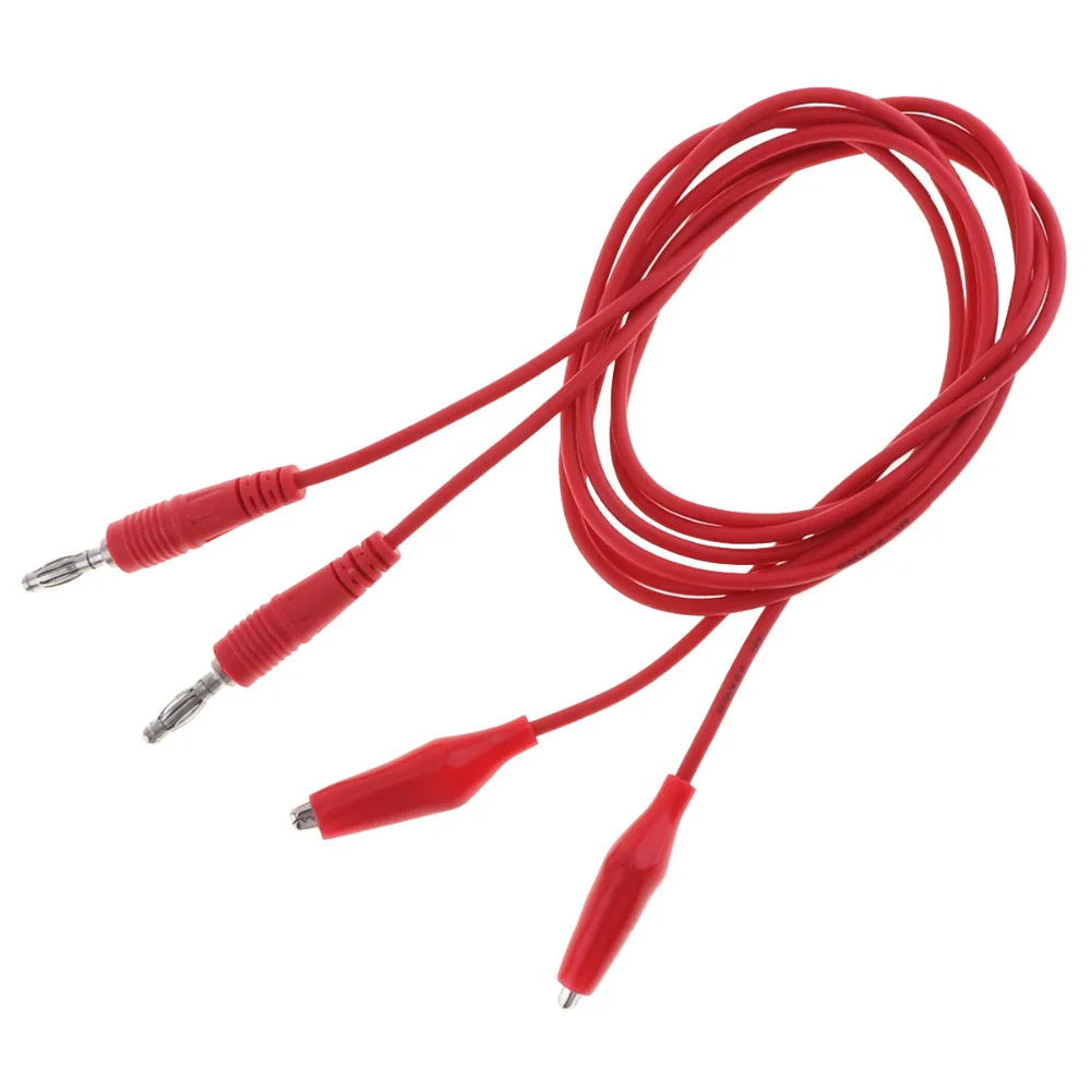 Выходная мощность 4 мм штекер типа банан с зажимом крокодил провод внешним