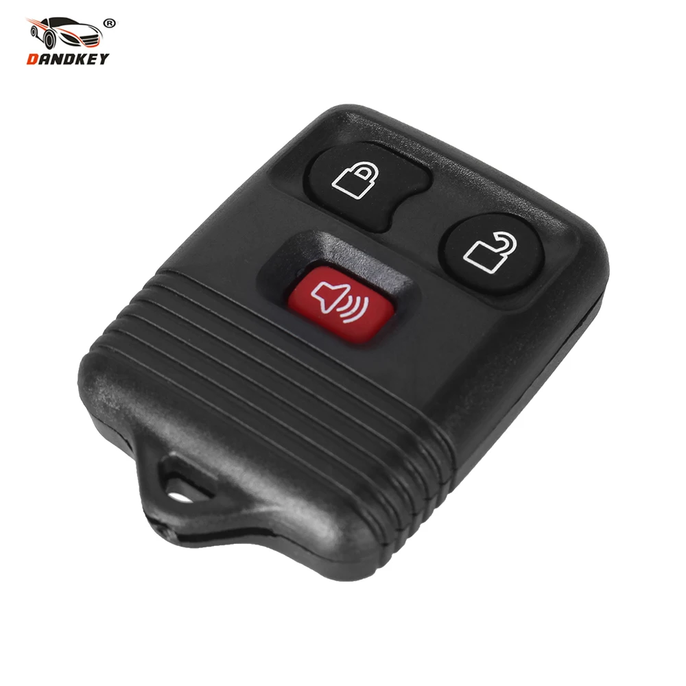 DANDKEY New 3 Buttons Remote Key Keyless Entry Shell Fob Transmitter Alarm Clicker For Ford Smart Replacement | Автомобили и