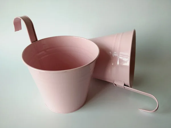 4 шт./лот D15 * H17CM Металлический горшок для растений садовый железный подвесной